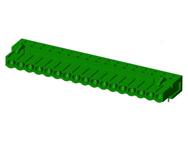 Connector: ontkoppelbare terminal strip; contact; vrouwelijk Connector: ontkoppelbare terminal strip; contact; vrouwelijk